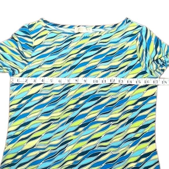 Michael Kors Long Sleeve Border Dress, Limeade, Size S, NWT - Picture 6 of 10